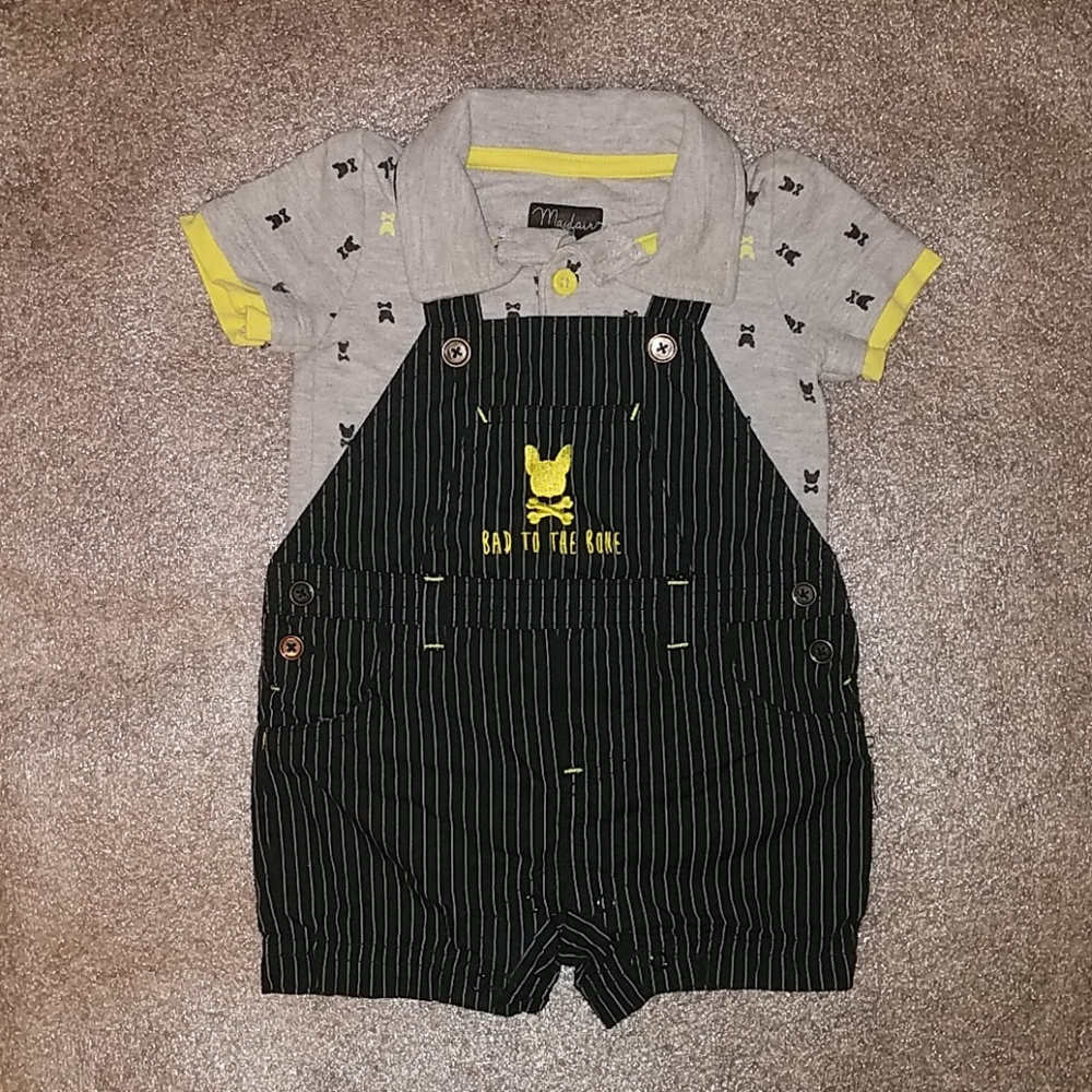 Mayfair 3/6 month Bad to the Bone outfit